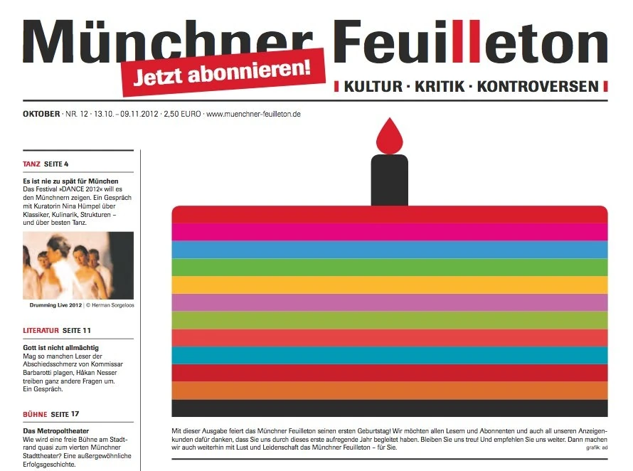 Münchner Feuilleton – Archivbeleg